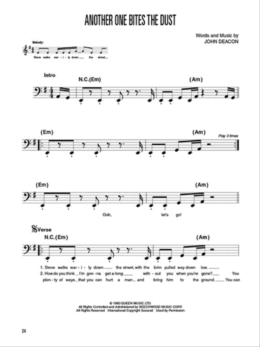 Even More Easy Pop Bass Lines Acoustic Guitar scores gallery preview page 3