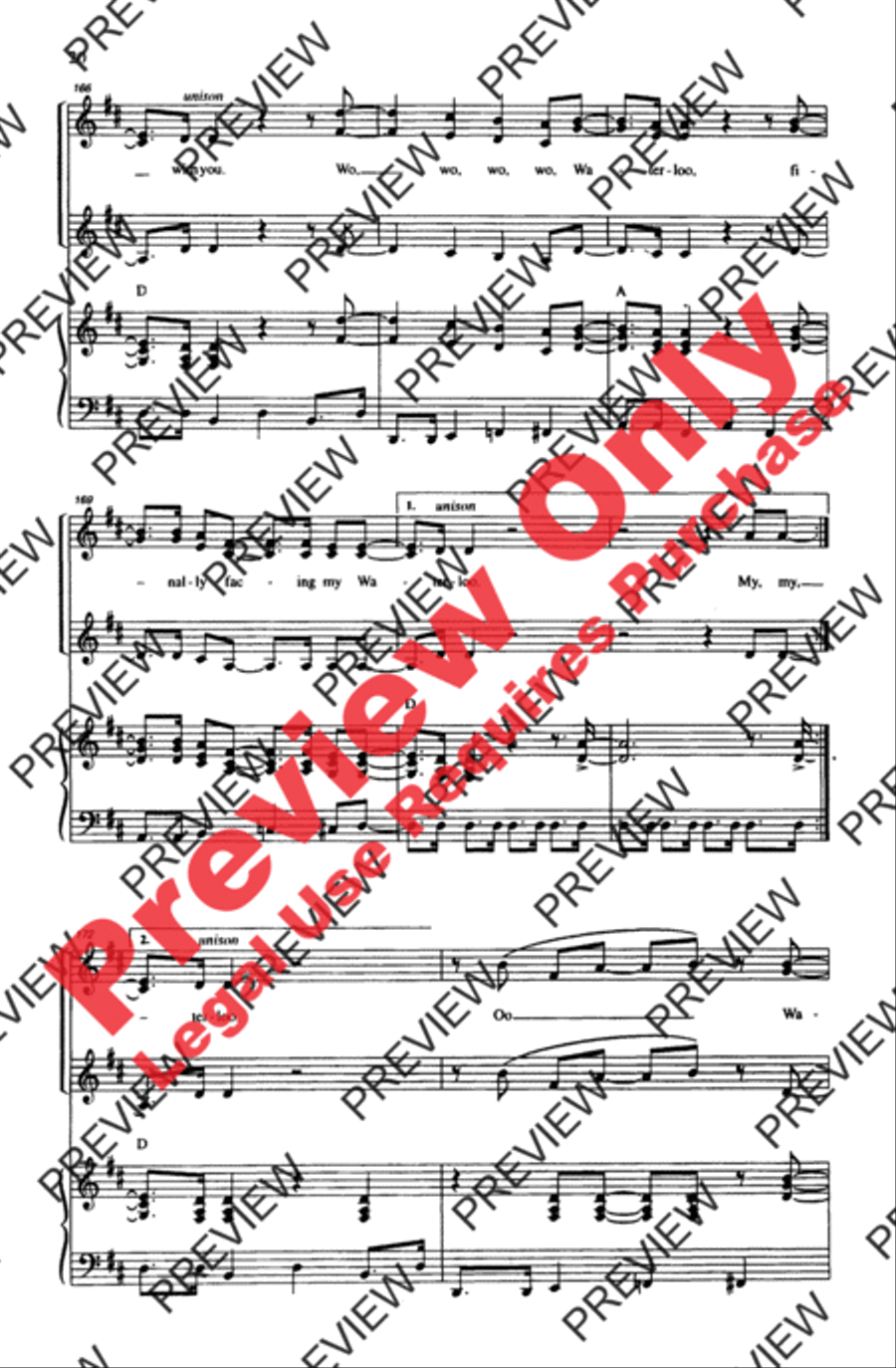 ABBA Forever! Women's Choir scores gallery preview page 20