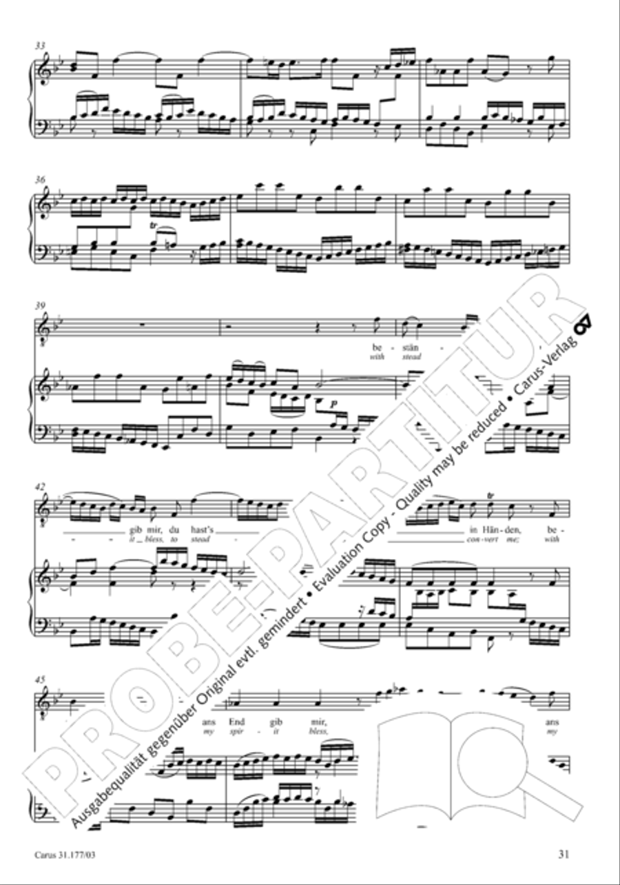 I cry to thee, Lord Jesus Christ (Ich ruf zu dir, Herr Jesu Christ) 4-Part scores gallery preview page 32