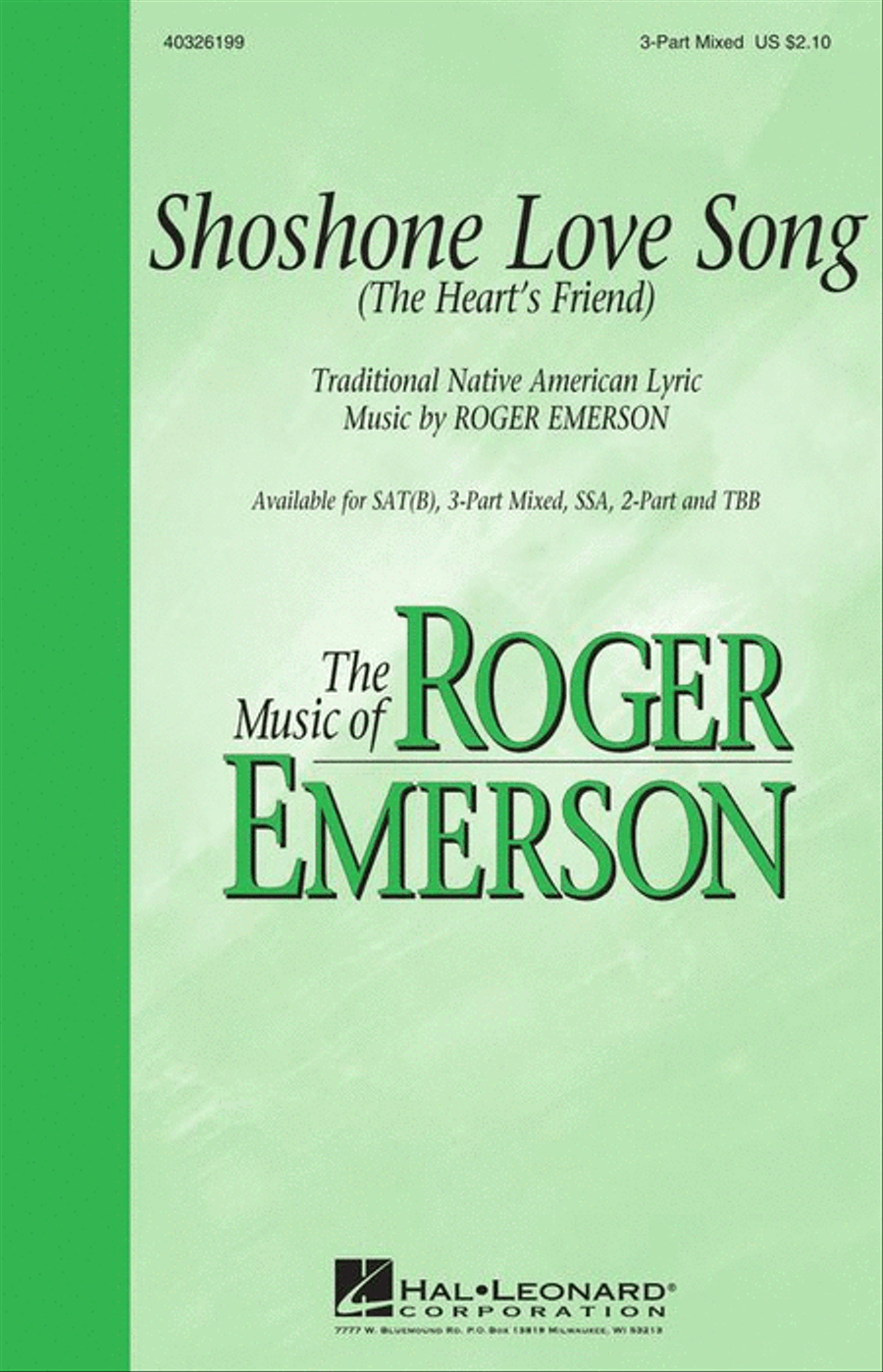 Shoshone Love Song 3-Part scores gallery preview page 2