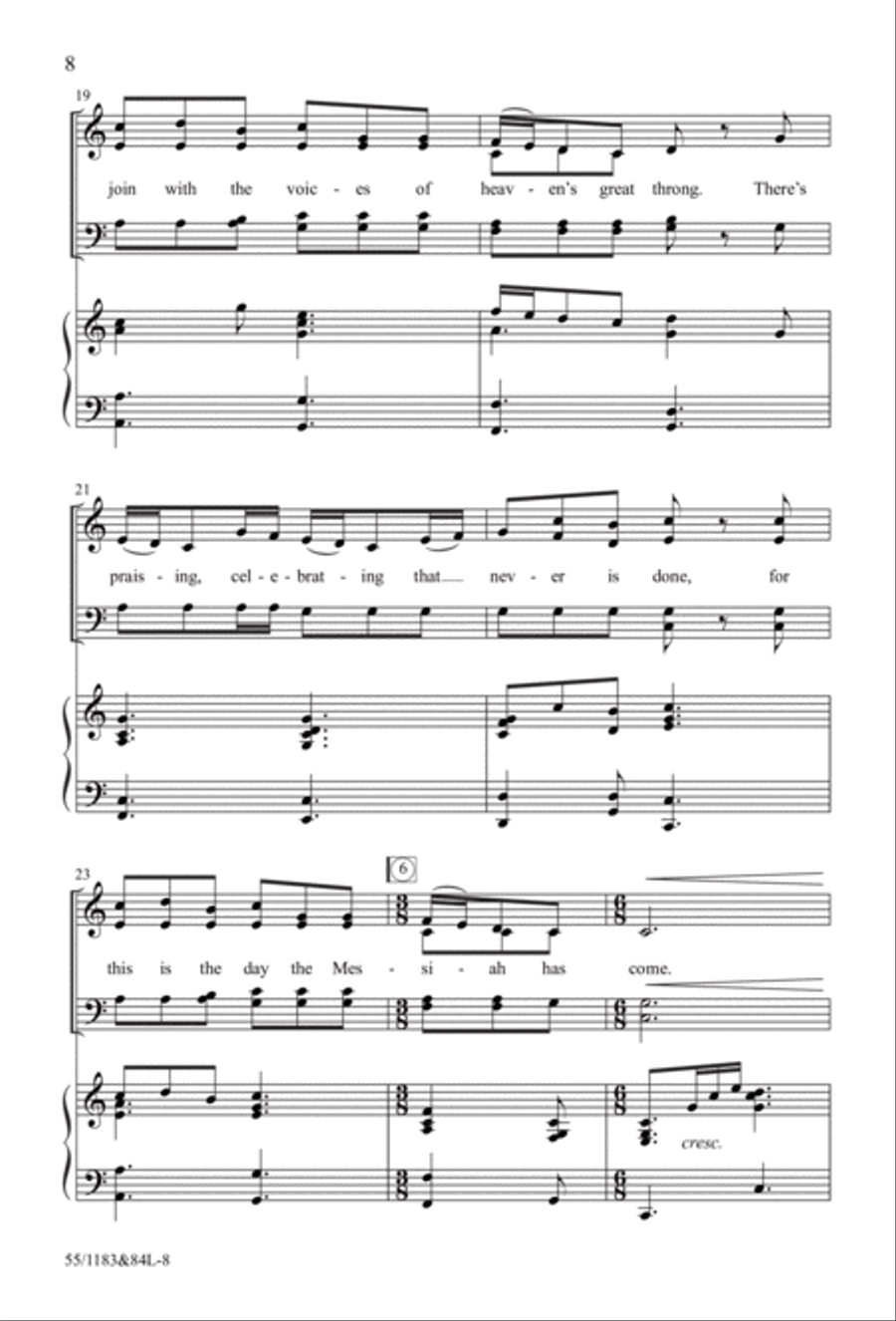 Come to the Cross and Remember 4-Part scores gallery preview page 5
