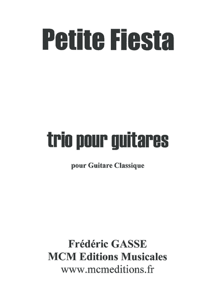 Petite fiesta trio pour guitares classique