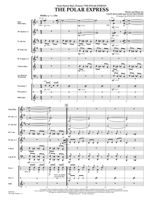 The Polar Express (Main Theme) (arr. Johnnie Vinson) - Full Score