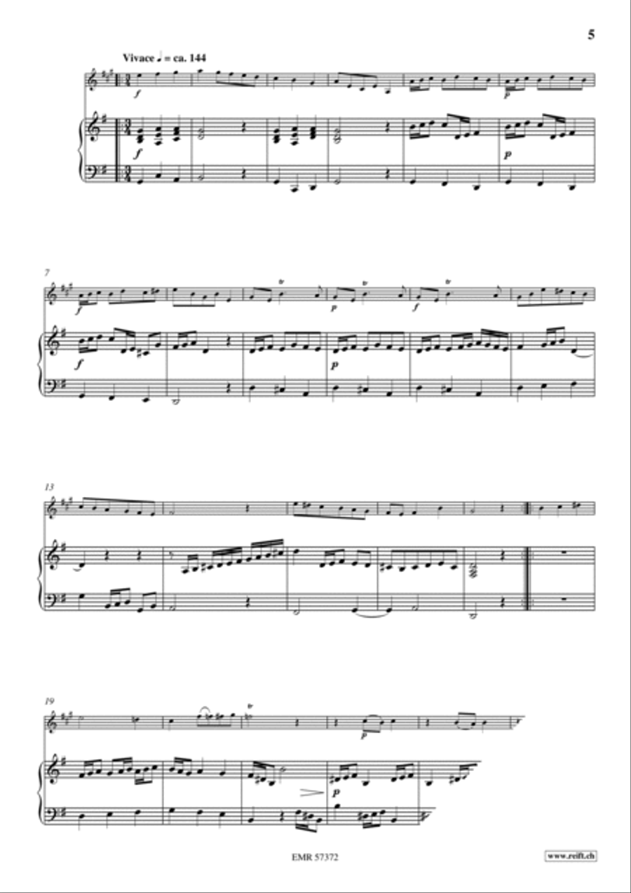 Sonata No. 2 Euphonium scores gallery preview page 6