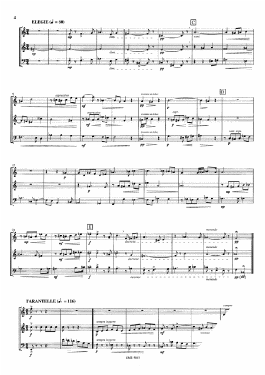 Trio Trio Brass Trio scores gallery preview page 9