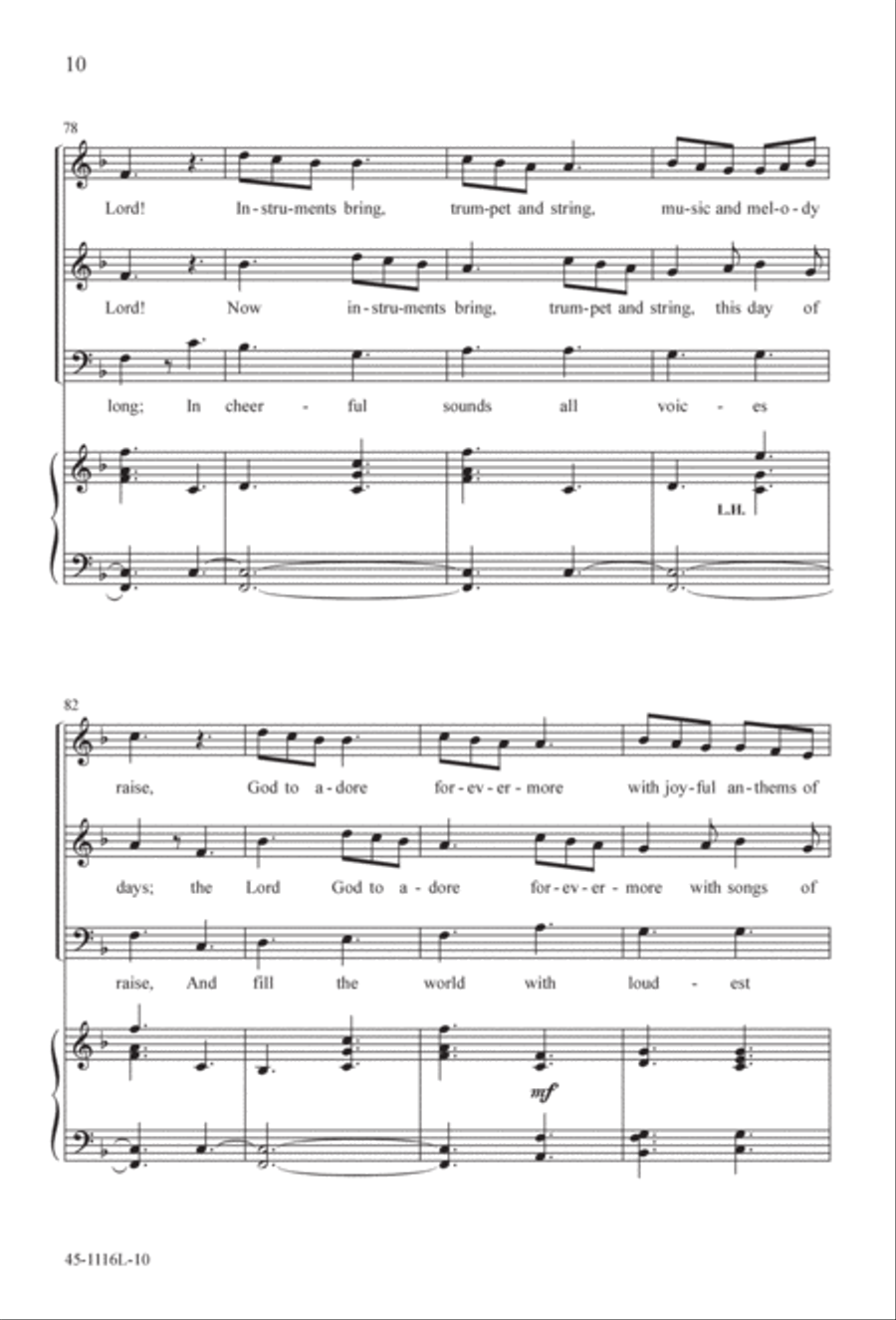 12 Anthems for about 12 Singers 3-Part scores gallery preview page 10