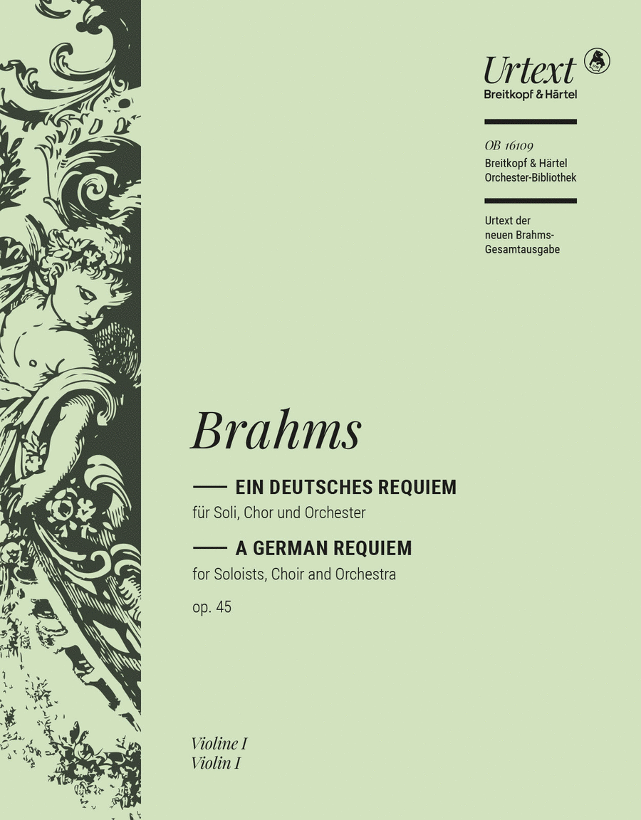 A German Requiem Op. 45 4-Part scores gallery preview page 1