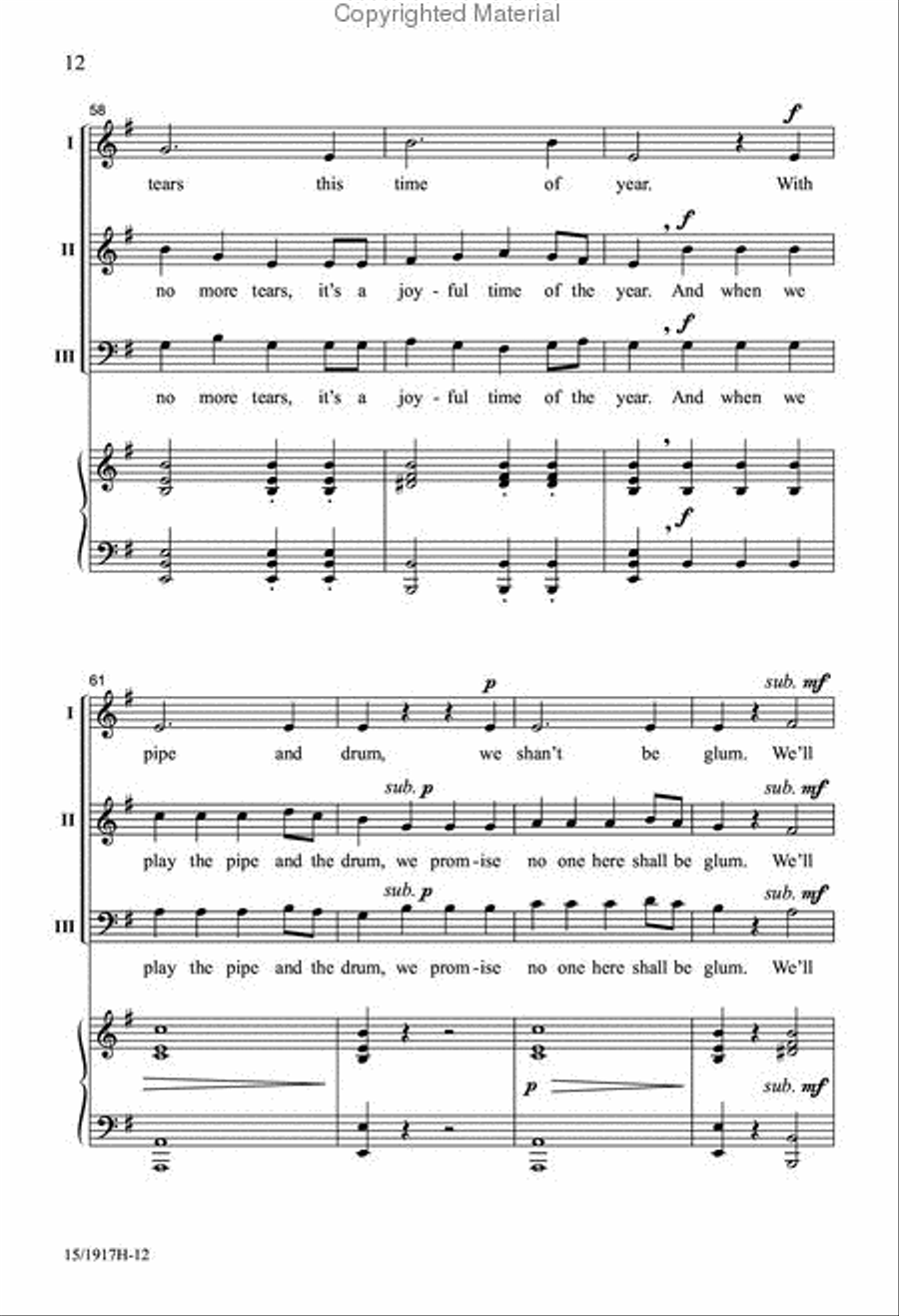 Let Us Sing with Glee!