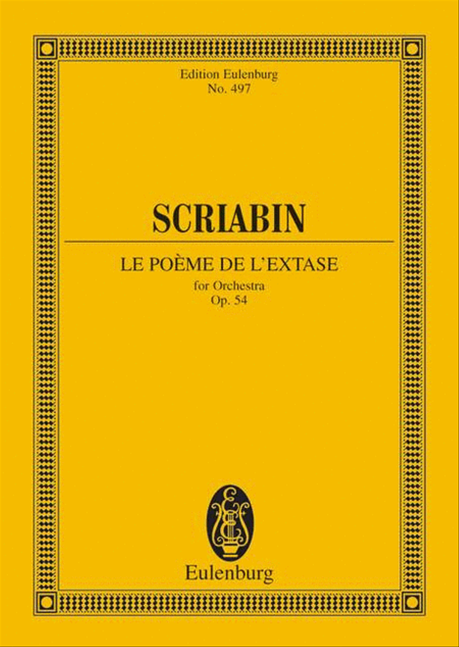 Le Poème de l'extase Orchestra scores gallery preview page 1