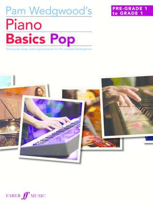 Book cover for Pam Wedgwoods Piano Basics Pop