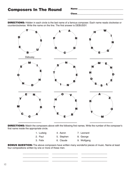 Music Puzzles Plus