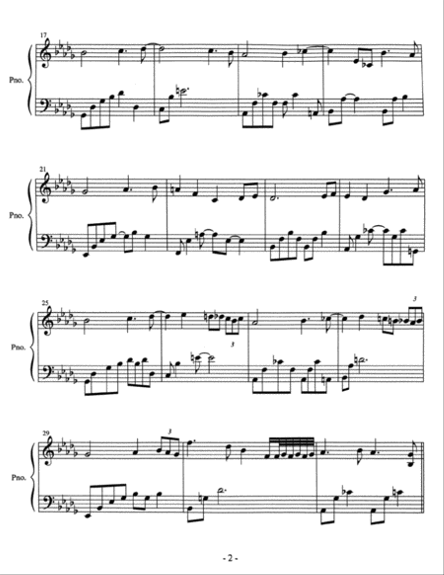 Vern's Turn Vern's Turn Piano Solo scores gallery preview page 2
