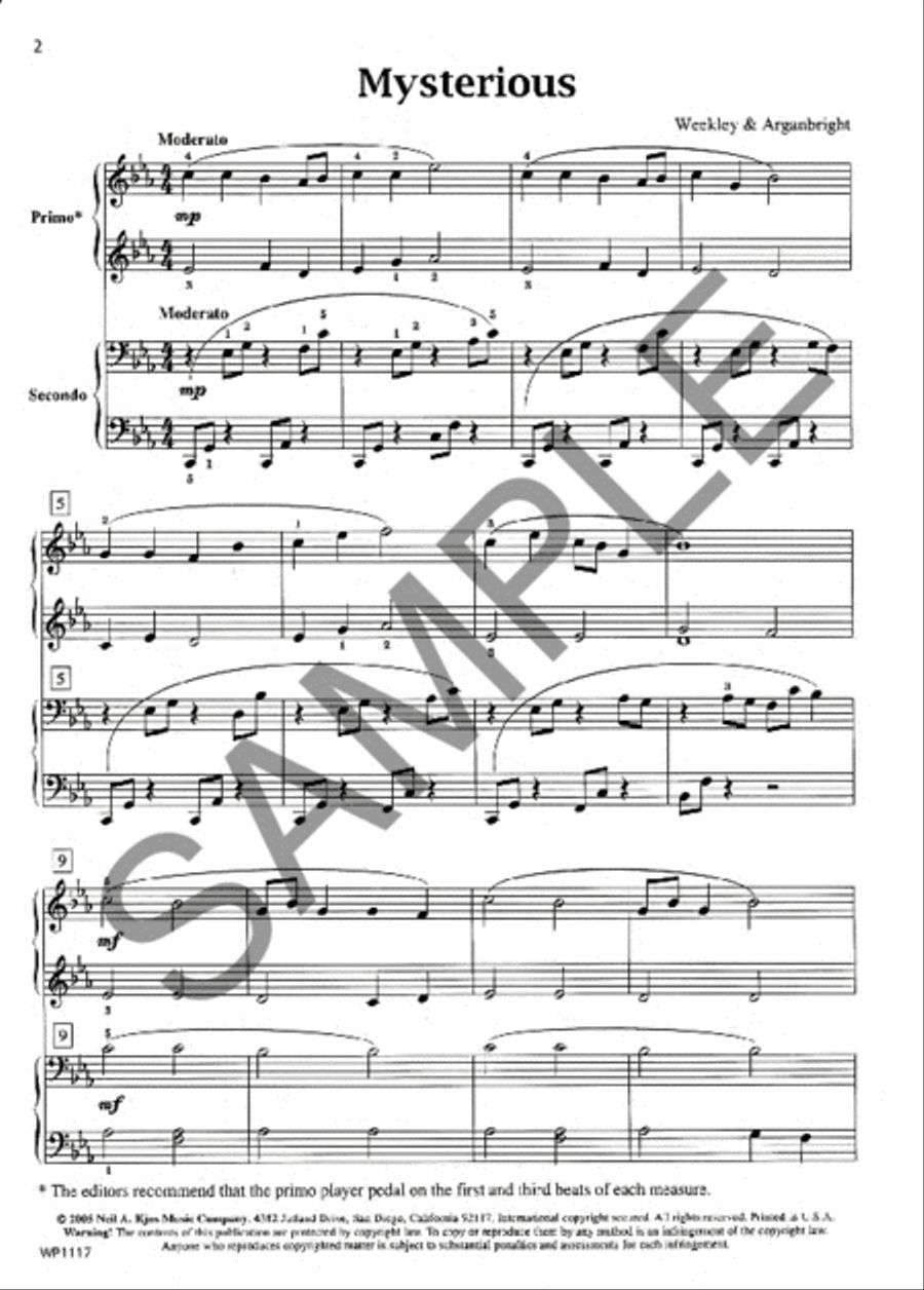 Mysterious Piano Method scores gallery preview page 2
