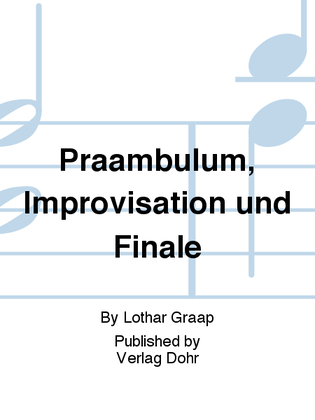 Präambulum, Improvisation und Finale für Oboe und Orgel (1987)