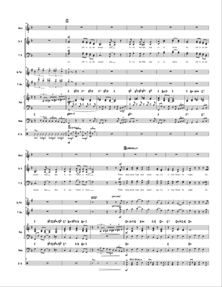 Go Tell A Wonderful Child - Choir and Quintet 4-Part scores gallery preview page 5