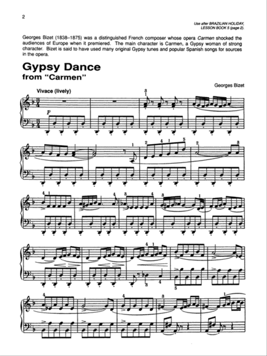 Alfred's Basic Piano Course Classic Themes, Level 5 Piano Method scores gallery preview page 3
