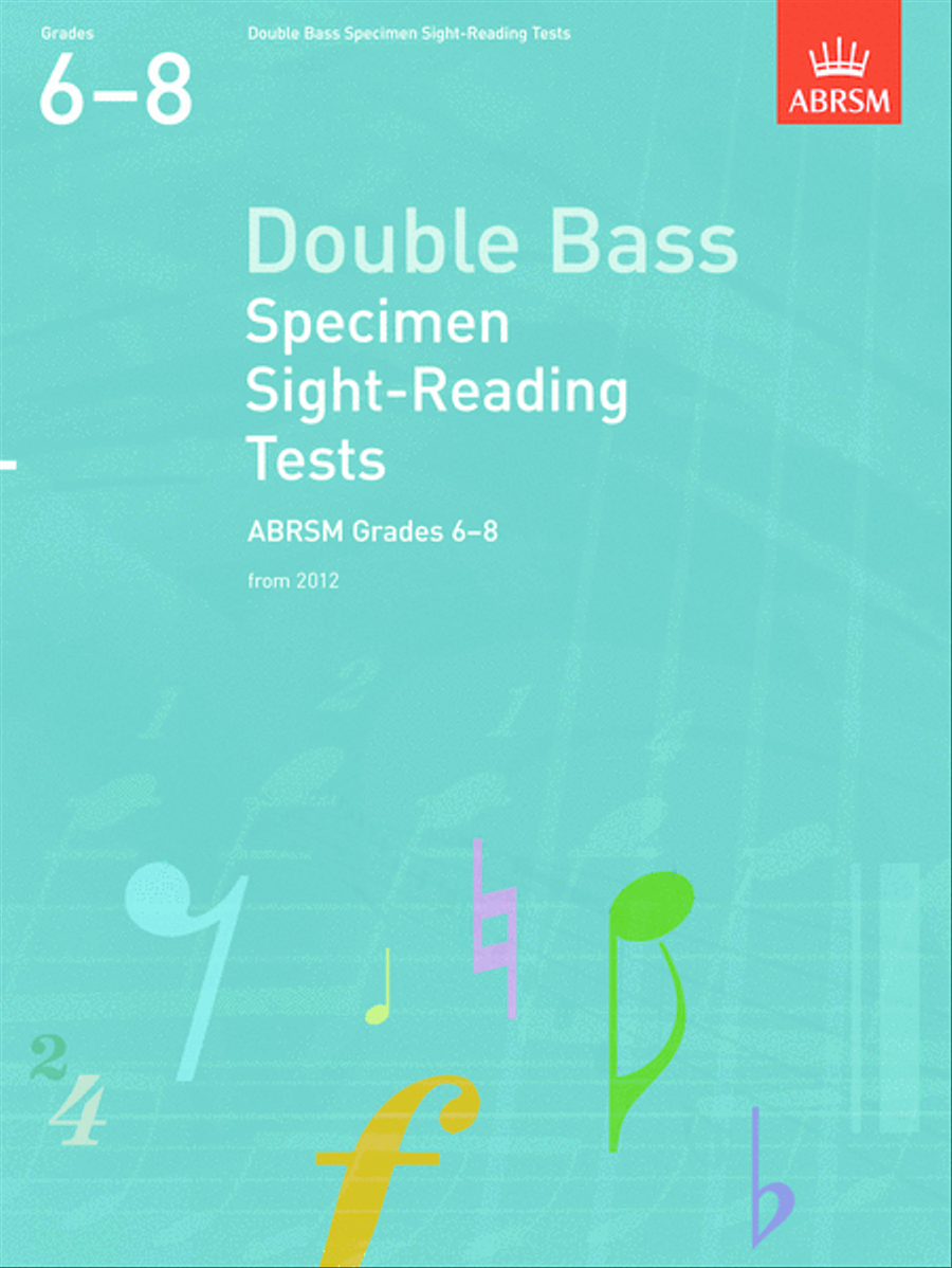 Double Bass Specimen Sight-Reading Tests, ABRSM Grades 6-8 Double Bass scores gallery preview page 1