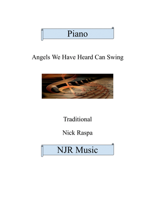 Book cover for Angels We Have Heard Can Swing (elementary piano)