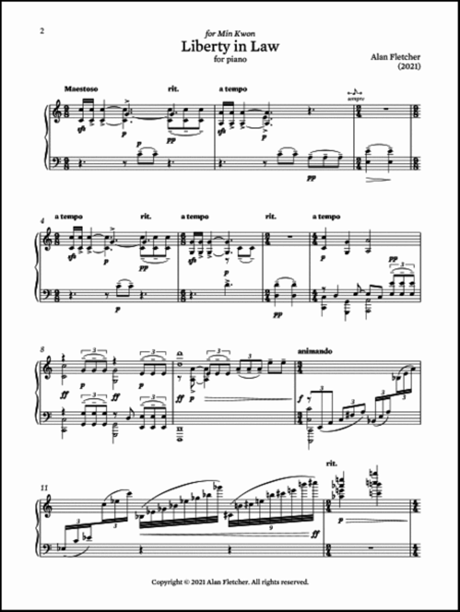 Liberty in Law Harpsichord scores gallery preview page 3