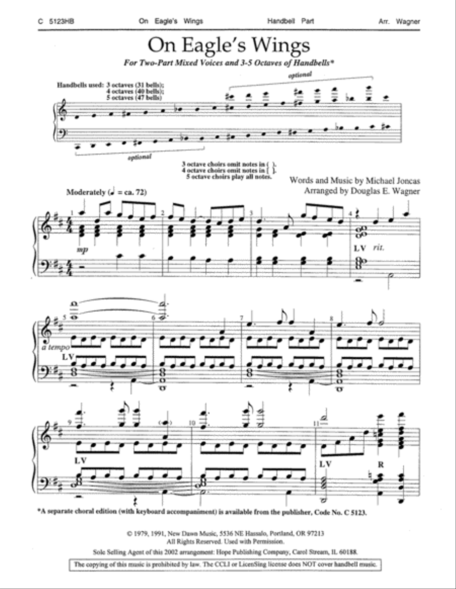 On Eagle's Wings 4-Part scores gallery preview page 2