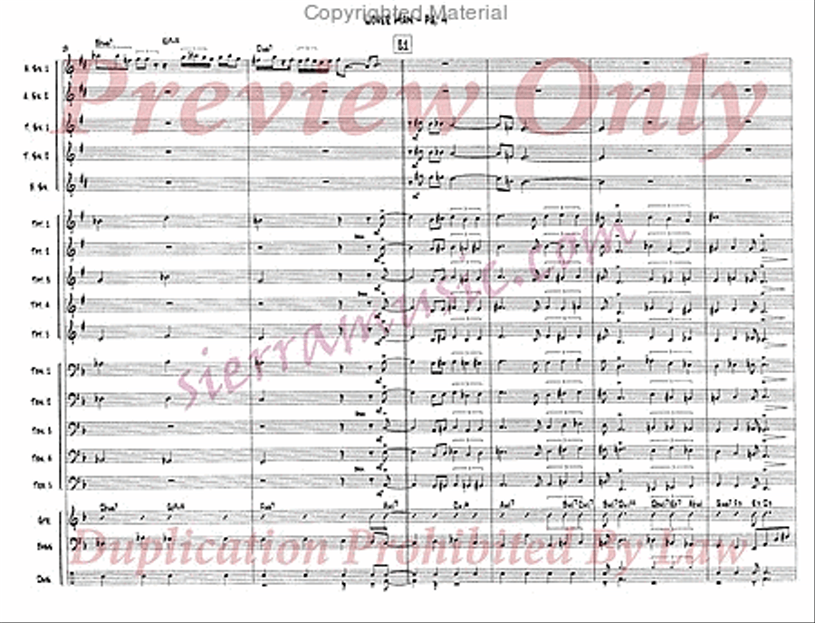 Lover Man Jazz Ensemble scores gallery preview page 5