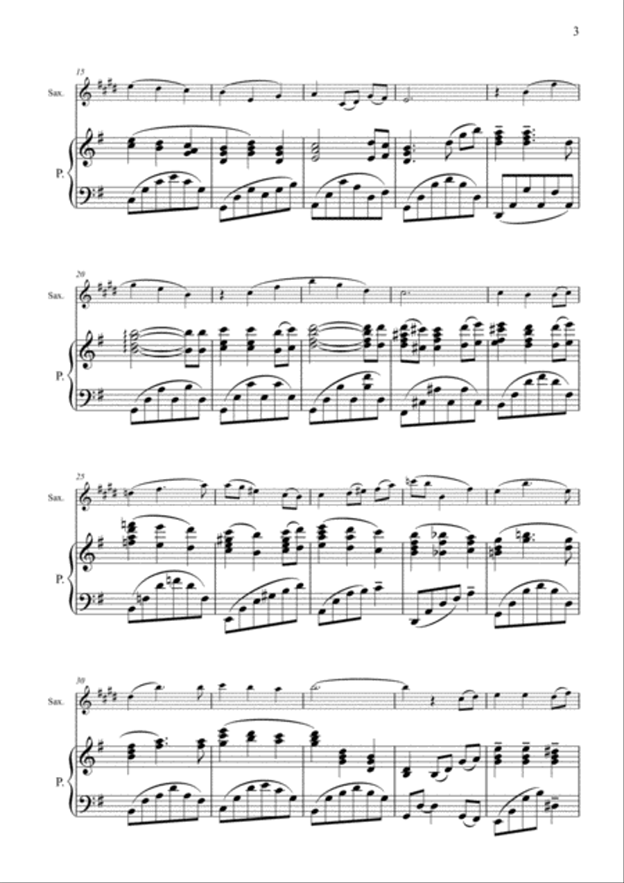 Reprise Alto Saxophone scores gallery preview page 3