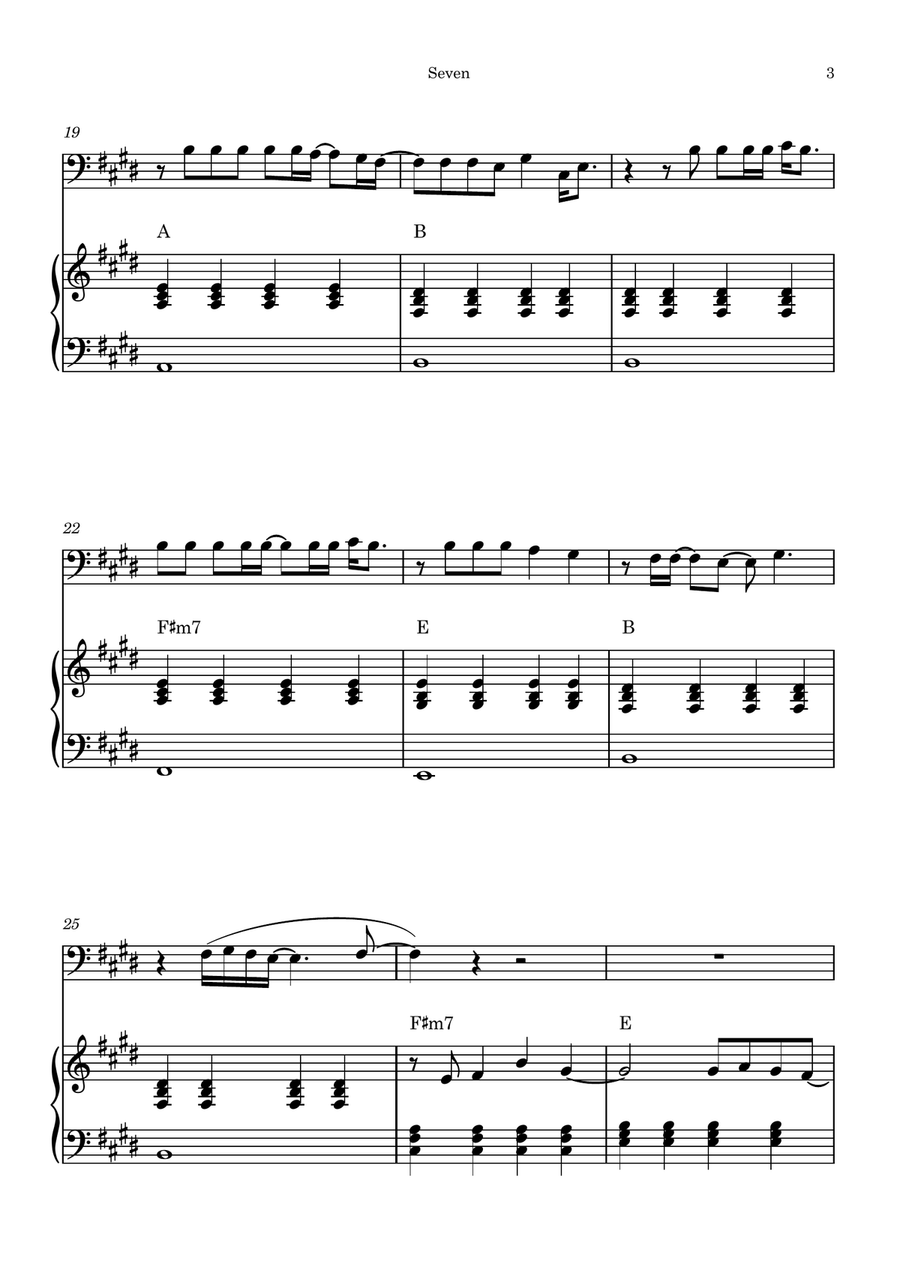Seven Double Bass scores gallery preview page 3