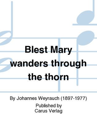 Mary wanders through the thorns (Maria durch ein Dornwald ging)