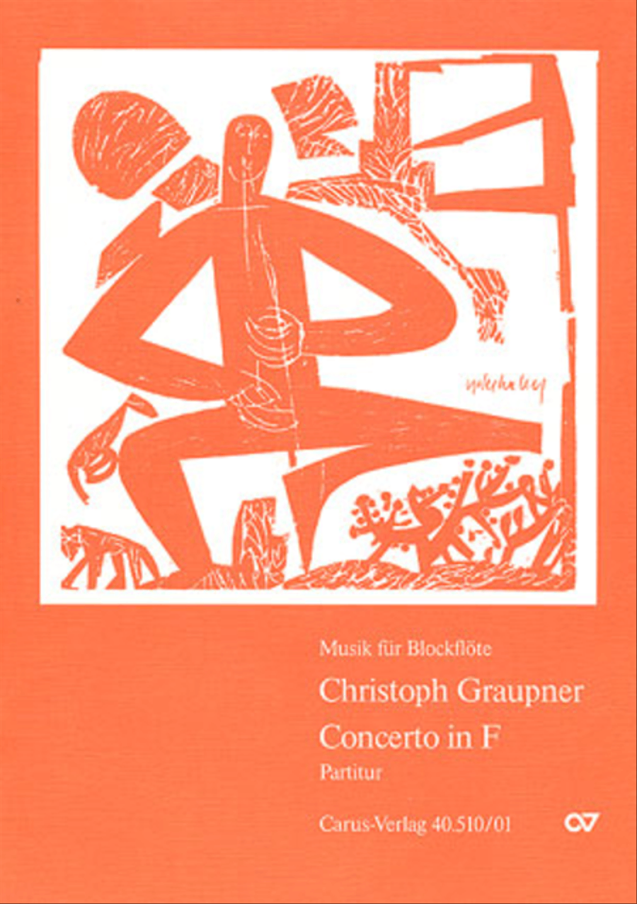Concerto in F major Recorder scores gallery preview page 1