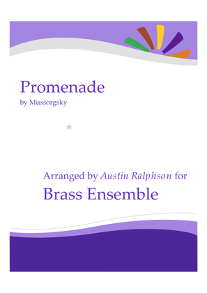 Book cover for Promenade from ’Pictures’ - brass ensemble