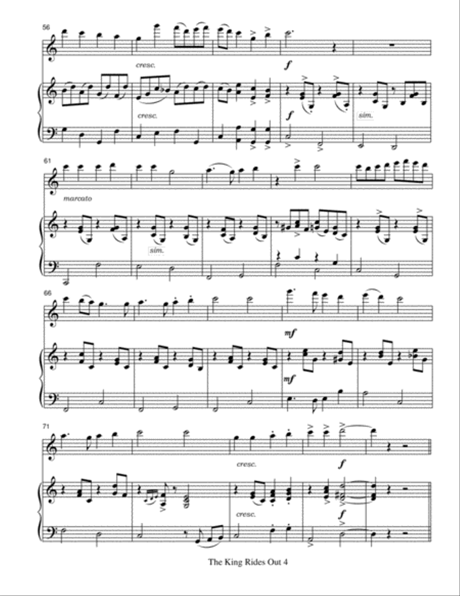 Christmas Adventures for Flute and Piano Flute Solo scores gallery preview page 6