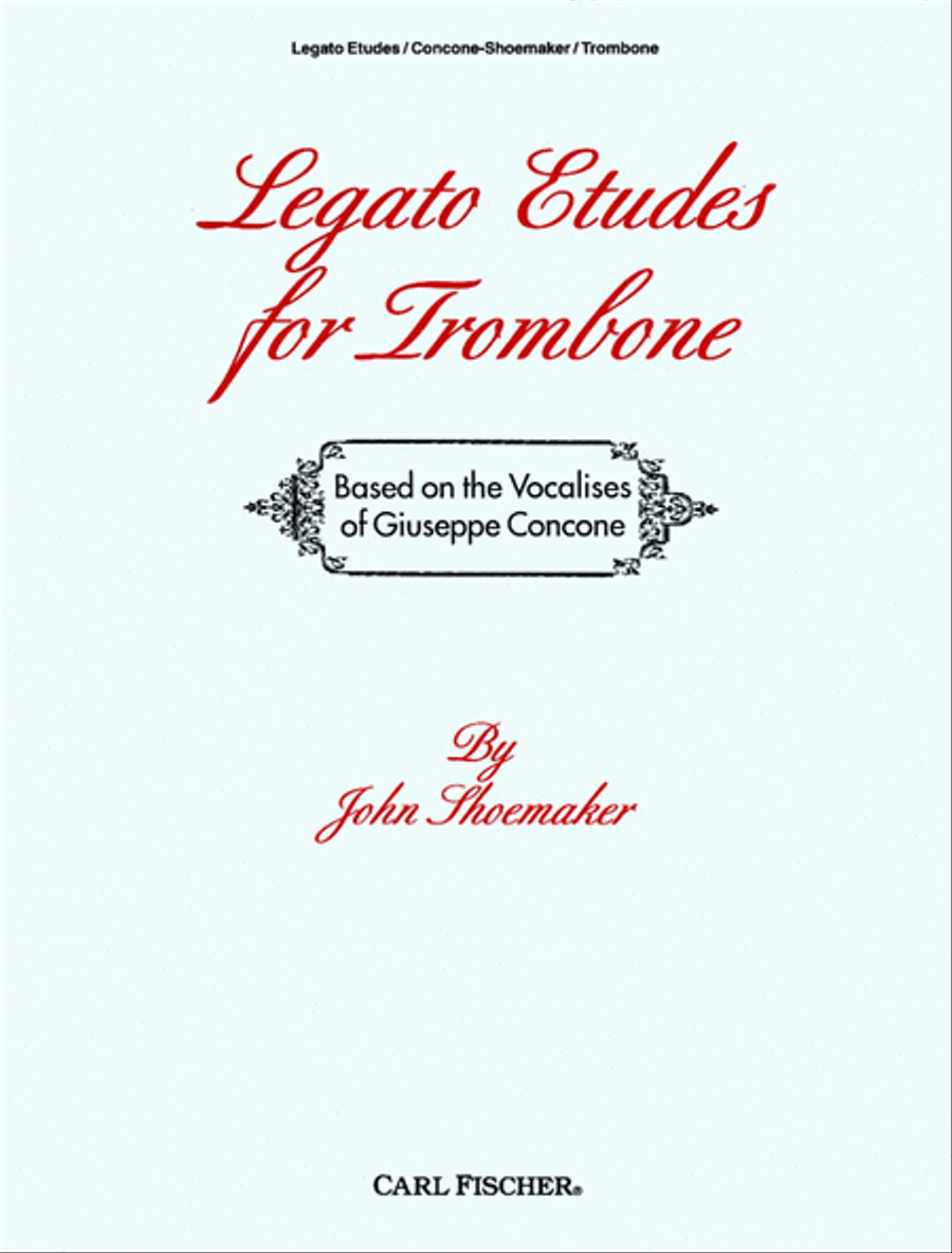 Giuseppe Concone: Legato Etudes for Trombone