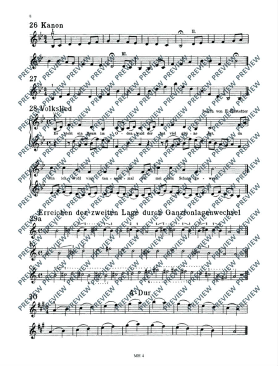 Das Geigenspiel Das Geigenspiel Violin scores gallery preview page 9