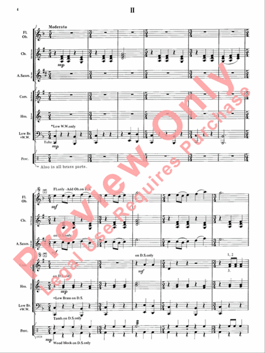 Three Kentucky Sketches Three Kentucky Sketches Concert Band scores gallery preview page 5