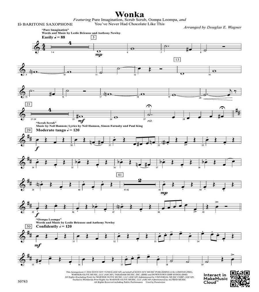 Wonka: E-flat Baritone Saxophone
