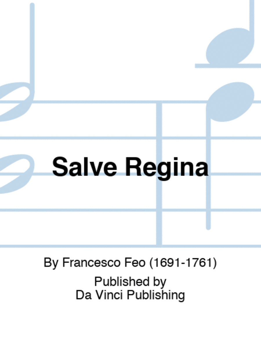 Salve Regina Choir scores gallery preview page 1