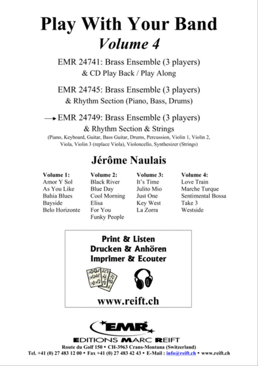 Play With Your Band Volume 4 Rhythm Section scores gallery preview page 2