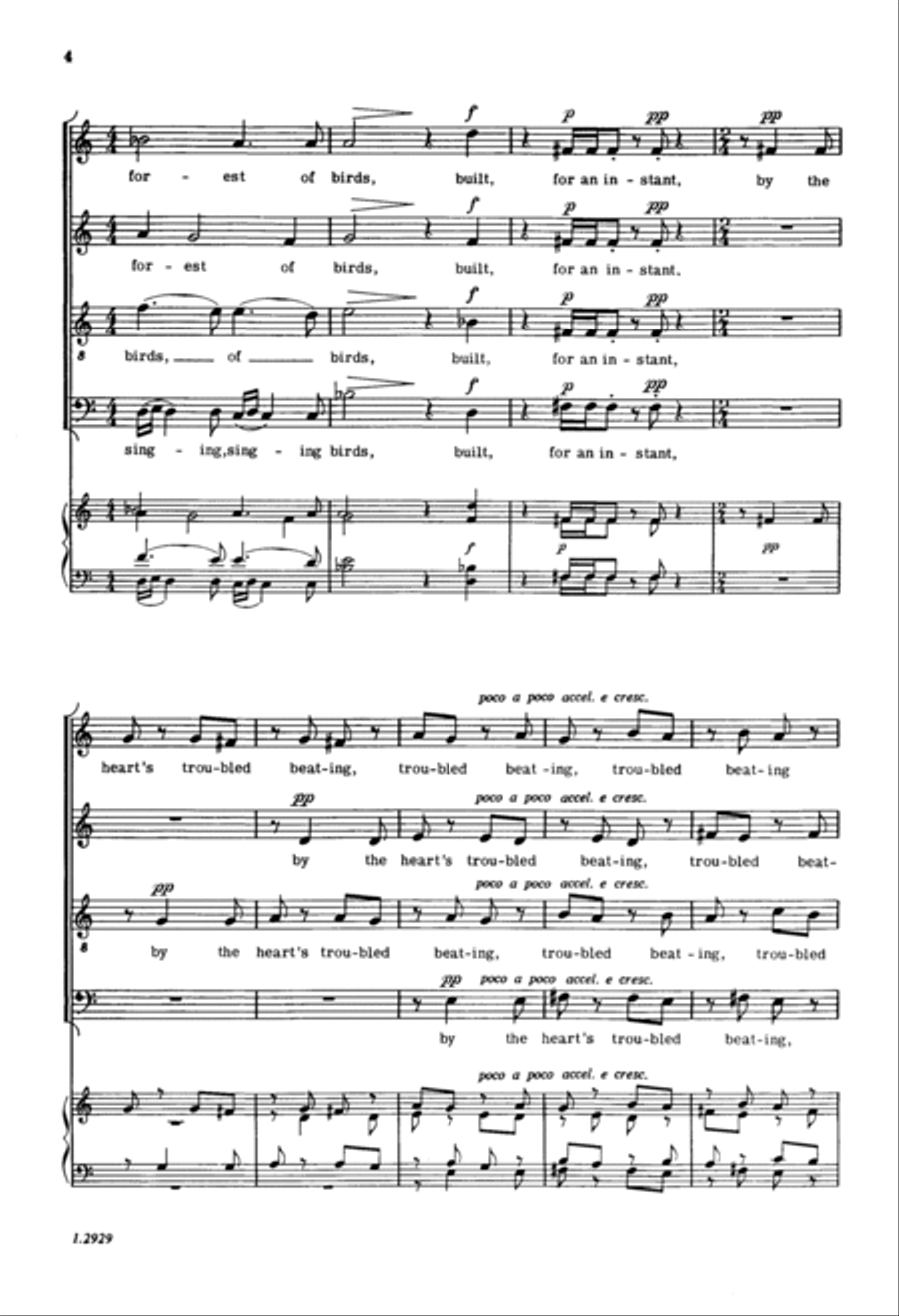 At a Concert of Music 4-Part scores gallery preview page 3