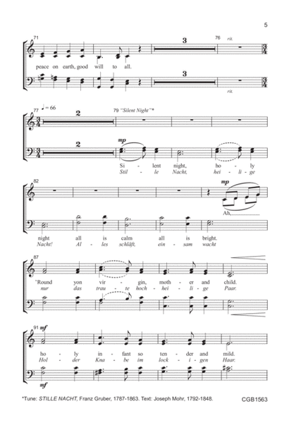 A Christmas Carol Collage - Choral Score image number null