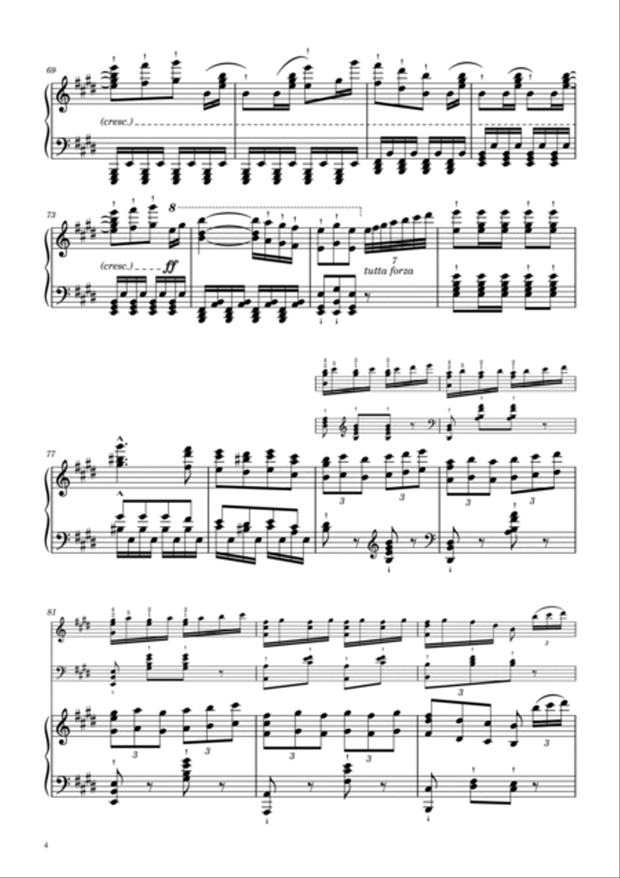 Rossini/Liszt - William Tell Overture - Finale - March of the Swiss Soldiers - For Piano Solo Piano Solo scores gallery preview page 4