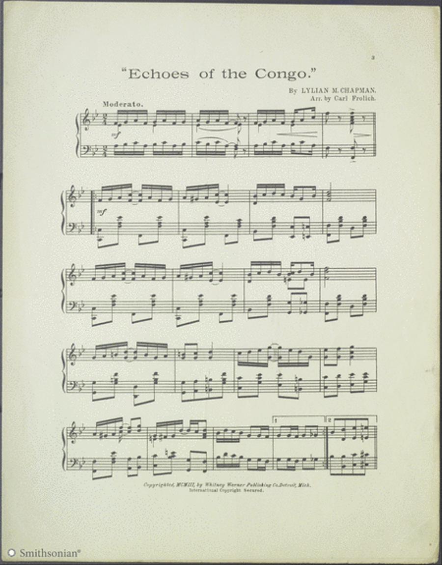 Echoes of the Congo Piano Solo scores gallery preview page 3