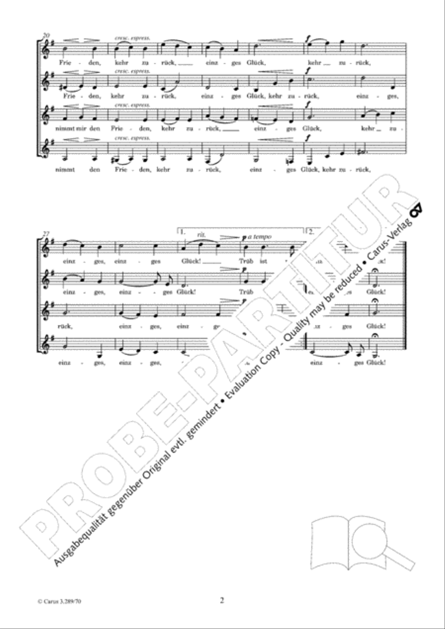 Trub ist mein Herze Trub ist mein Herze SSAA scores gallery preview page 3