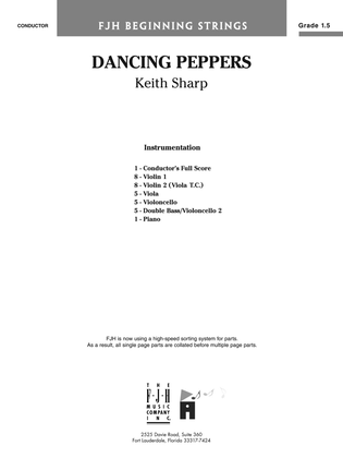 Book cover for Dancing Peppers: Score