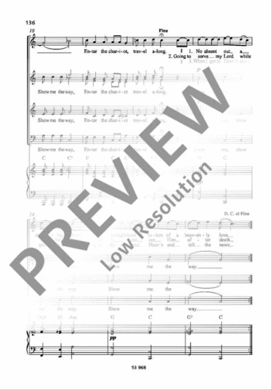 Show Me The Way 3-Part scores gallery preview page 3