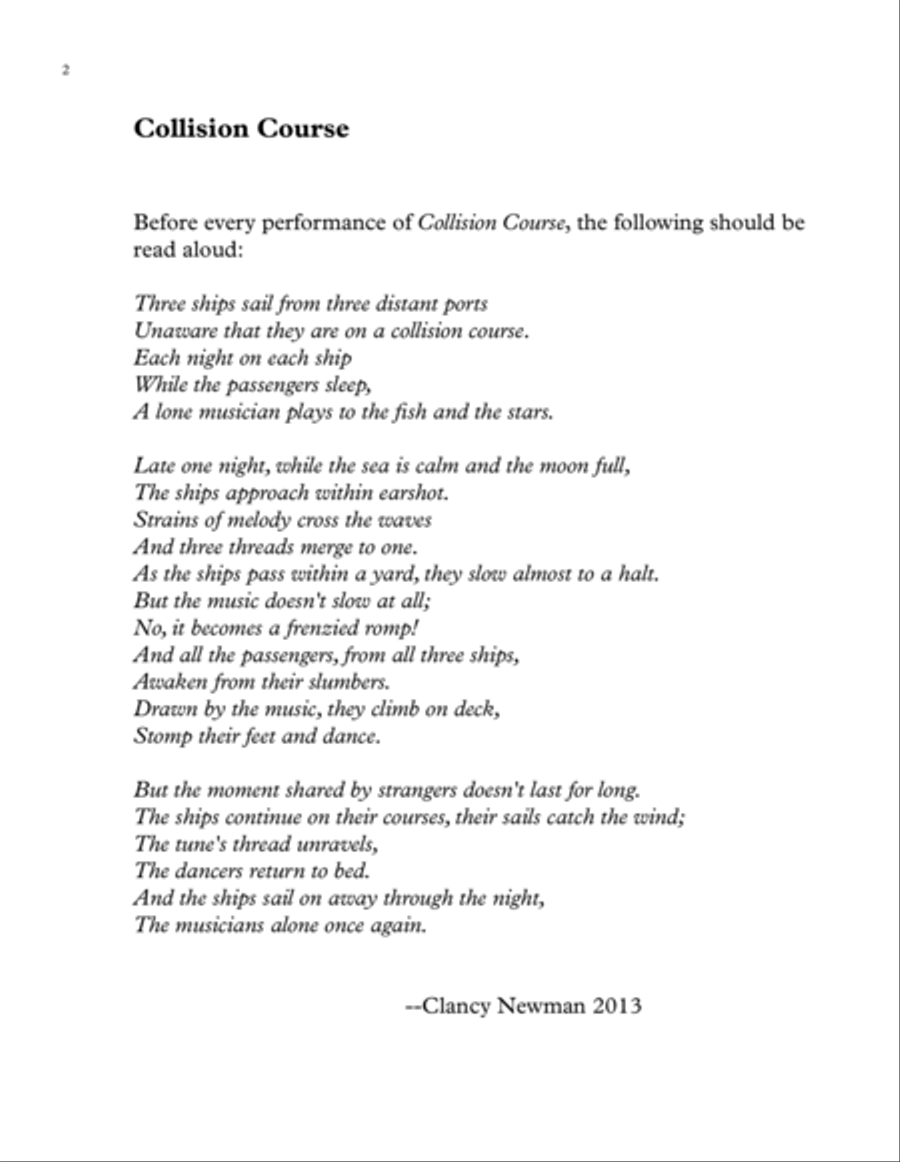 Collision Course Small Ensemble scores gallery preview page 2