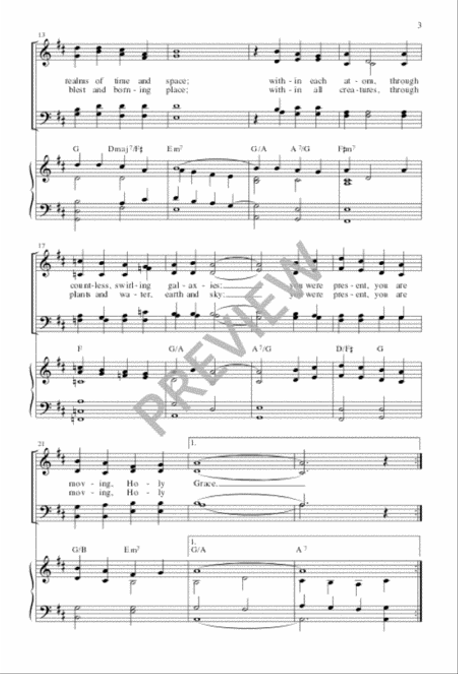 Before This Universe Burst Forth in Light 4-Part scores gallery preview page 4