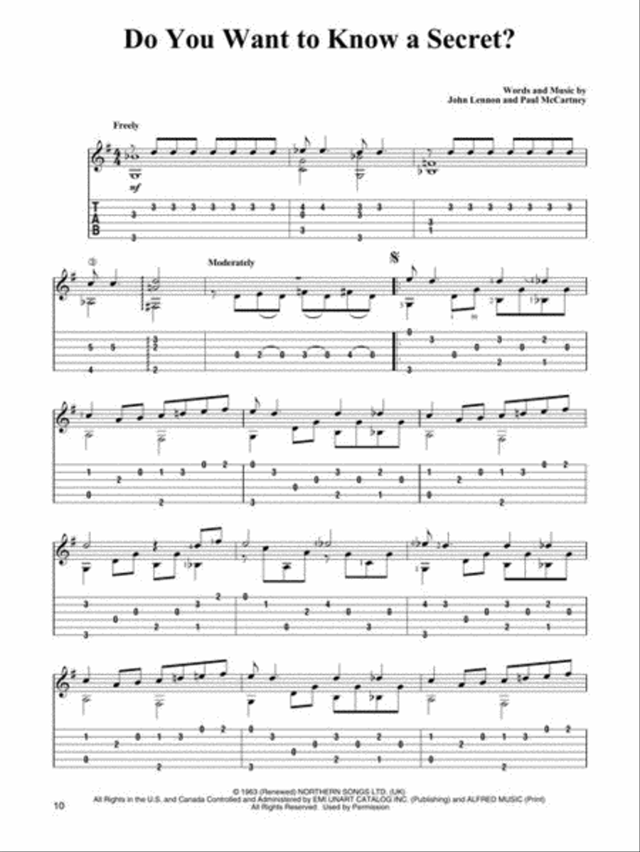 The Beatles The Beatles Acoustic Guitar scores gallery preview page 5