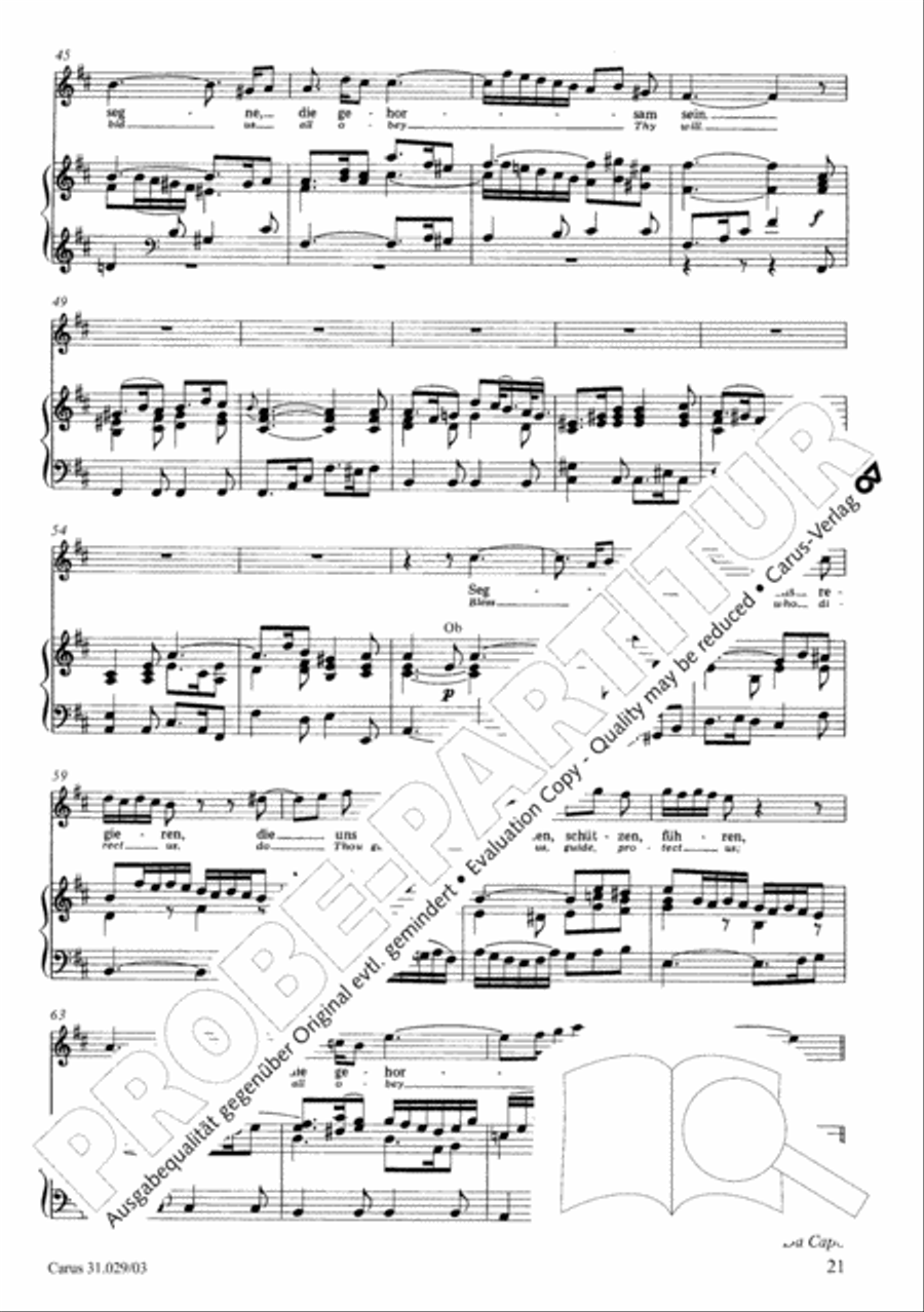 We thank Thee, Lord, God, we thank Thee, Lord (Wir danken dir, Gott, wir danken dir) 4-Part scores gallery preview page 22
