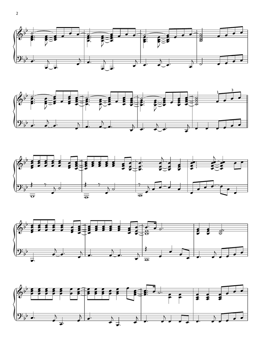 Take My Breath Away (Love Theme) Piano Solo scores gallery preview page 2