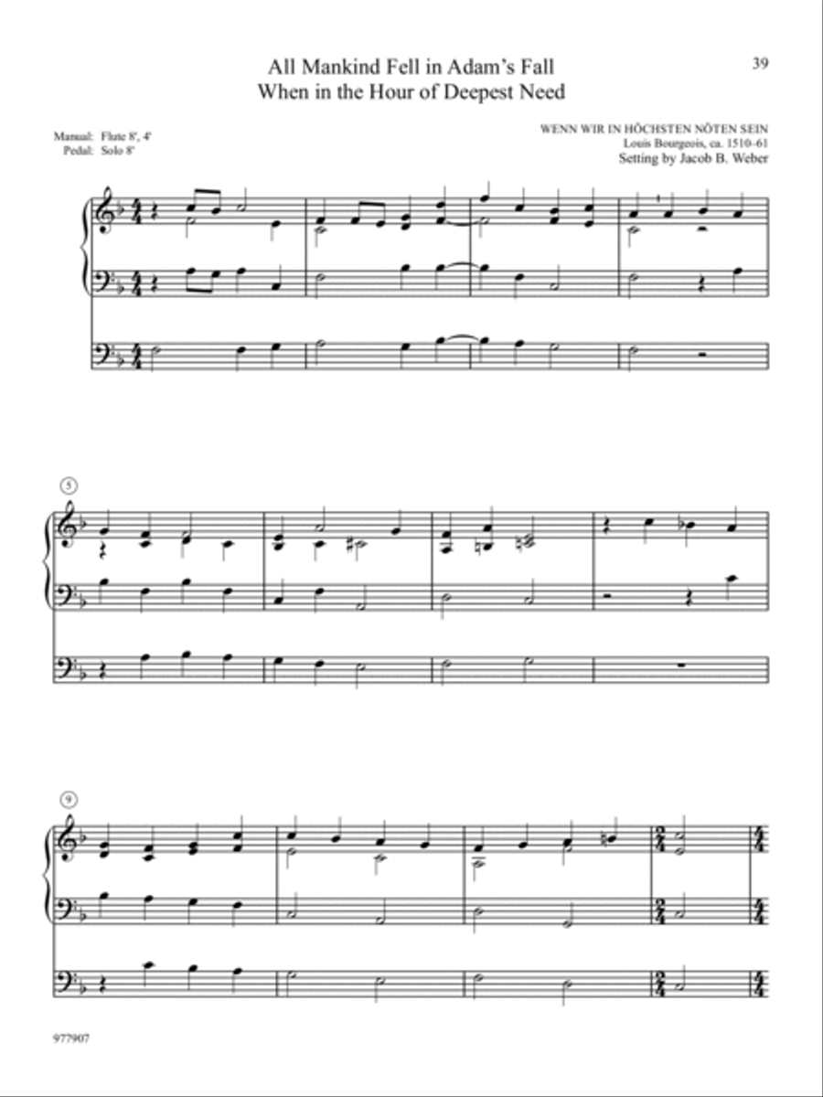 O Rejoice! 25 Hymn Introductions for Organ Organ Solo scores gallery preview page 6